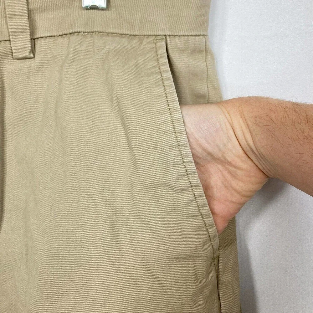 Banana Republic Pants Mens Sz 34 Beige Chino Aiden Fit Straight Leg Cotton Khaki